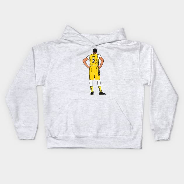 Anthony Davis Back-To Kids Hoodie by rattraptees
